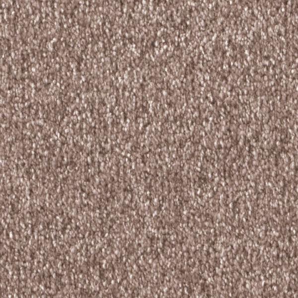 Draufsicht auf Vorwerk Celina 1Q17 erdbeere Teppichboden mit Preisschild 79,95 €/m²